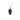 COLLIER SYMBOLE MAIN DIAMANTS NOIR