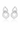 SAPPHIRE COLOR CREOLE EARRINGS