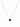 COLLIER DIAMANT NOIR