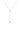 COLLIER POIRE PENDANT OR BLANC