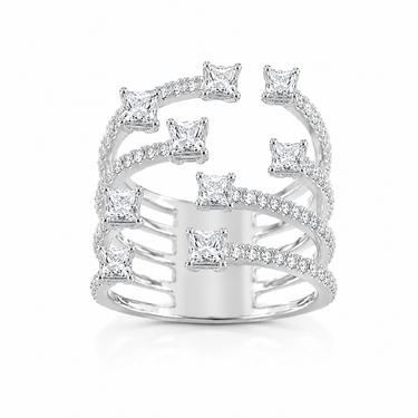 BAGUE ECLAT DIAMANTS PETIT MODELE