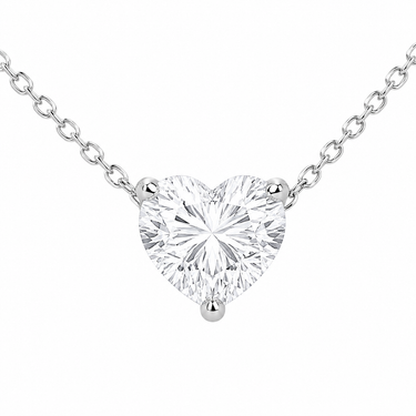 COLLIER DIAMANT COEUR