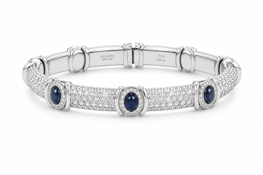 GOLD AND DIAMOND CURB BRACELET