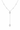 COLLIER POIRE PENDANT OR BLANC