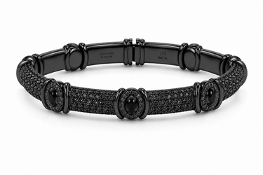 GOLD AND DIAMOND CURB BRACELET