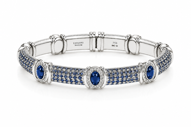 GOLD AND DIAMOND CURB BRACELET