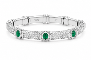 GOLD AND DIAMOND CURB BRACELET