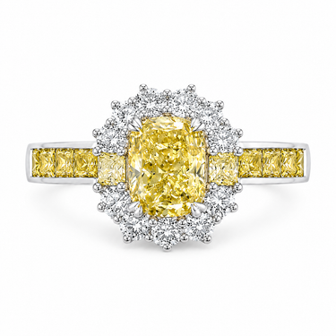 BAGUE SOLITAIRE YELLOW