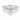 BAGUE SOLITAIRE OVALE ET DIAMANTS 2,96CTS