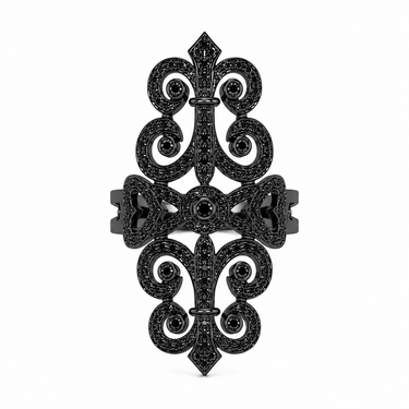 SISSI BLACK DIAMOND RING 