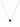 COLLIER DIAMANT NOIR