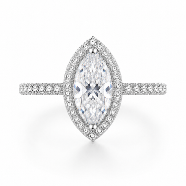 BAGUE SOLITAIRE MARQUISE 0,90CTS