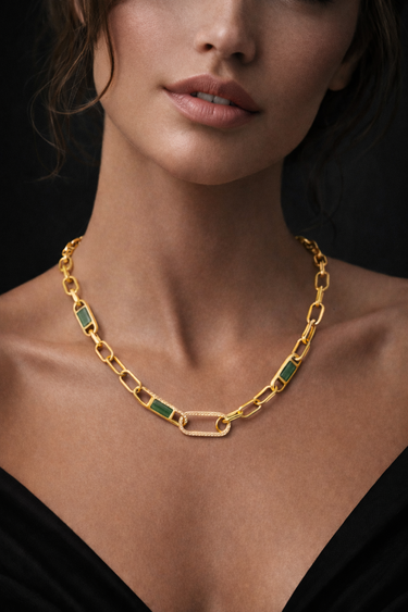 COLLIER chaîne à maillons