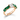 BAGUE EMERAUDES ET DIAMANT