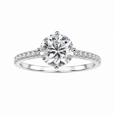 BAGUE SOLITAIRE DIAMANTS 2,04ct