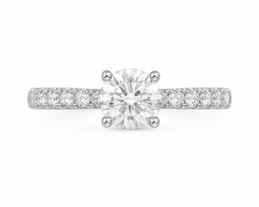 BAGUE SOLITAIRE ROND 2,02ct