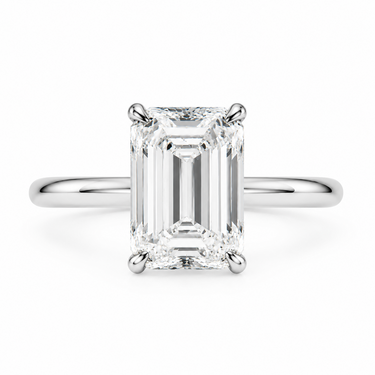 BAGUE SOLITAIRE TAILLE EMERAUDE 1,20CTS