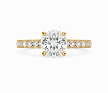 BAGUE SOLITAIRE ROND 1,40CTS