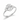BAGUE SOLITAIRE OVALE DEMI LUNE