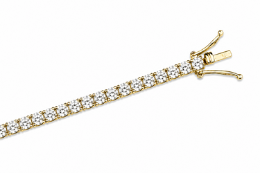 BRACELETS LIGNE EN DIAMANTS OR JAUNE