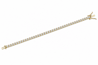 BRACELETS LIGNE EN DIAMANTS OR JAUNE