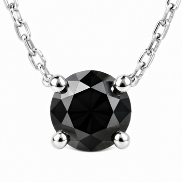 COLLIER DIAMANT NOIR