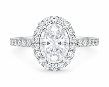 BAGUE SOLITAIRE OVALE 2,32CTS