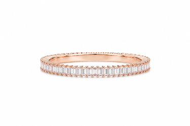 BAGUETTE DIAMOND WEDDING RING